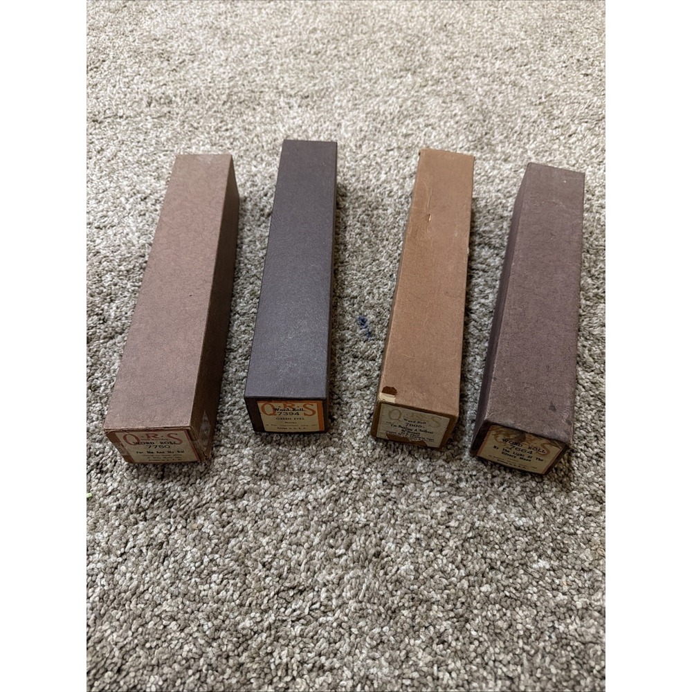 Vintage QRS Player Piano Word‎ Rolls. Lot Of 4. See Pics
